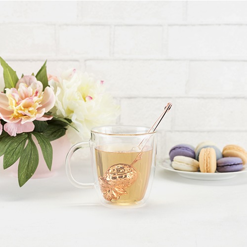 Pinky Up: Pineapple Tea Infuser - Rose Gold image