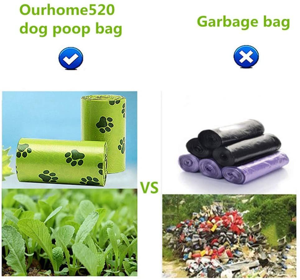 Buy Compostable Dog Waste Bags with Dispenser (15 bags x 35 rolls) at