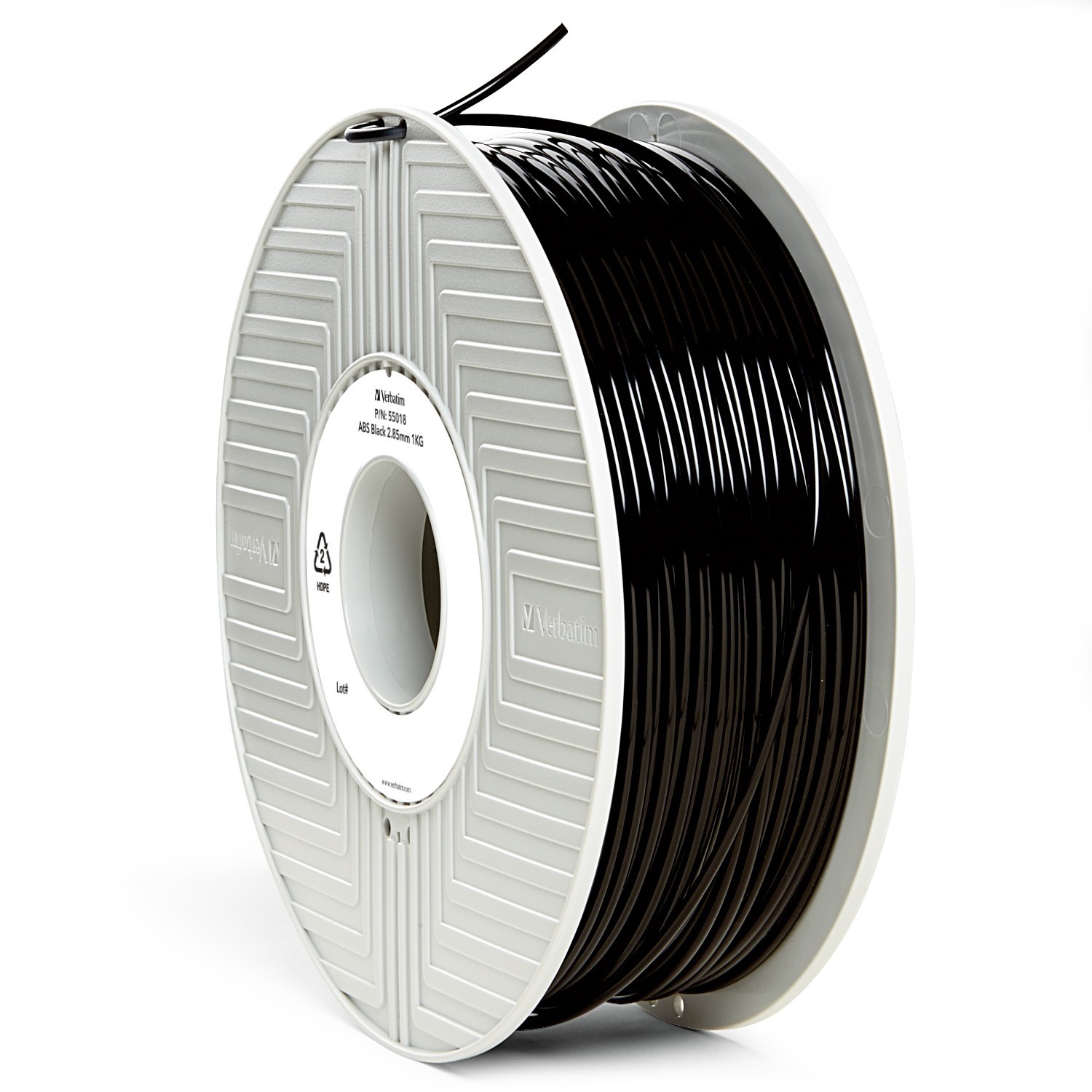 Verbatim 3D Printer ABS 3.00mm Filament- 1kg (Black) image