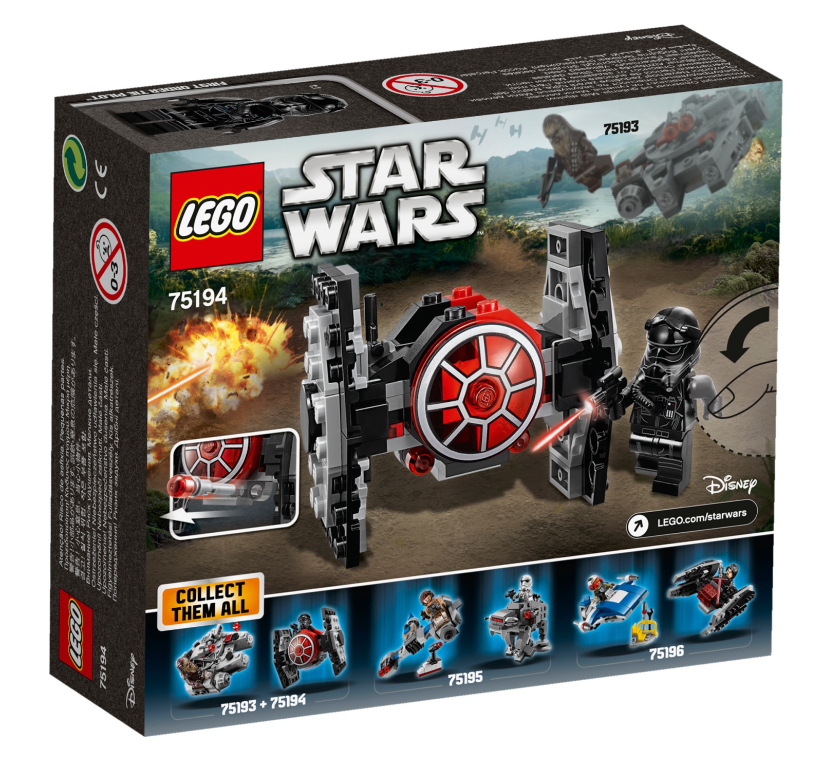 LEGO Star Wars: First Order TIE Fighter Microfighter (75194) image