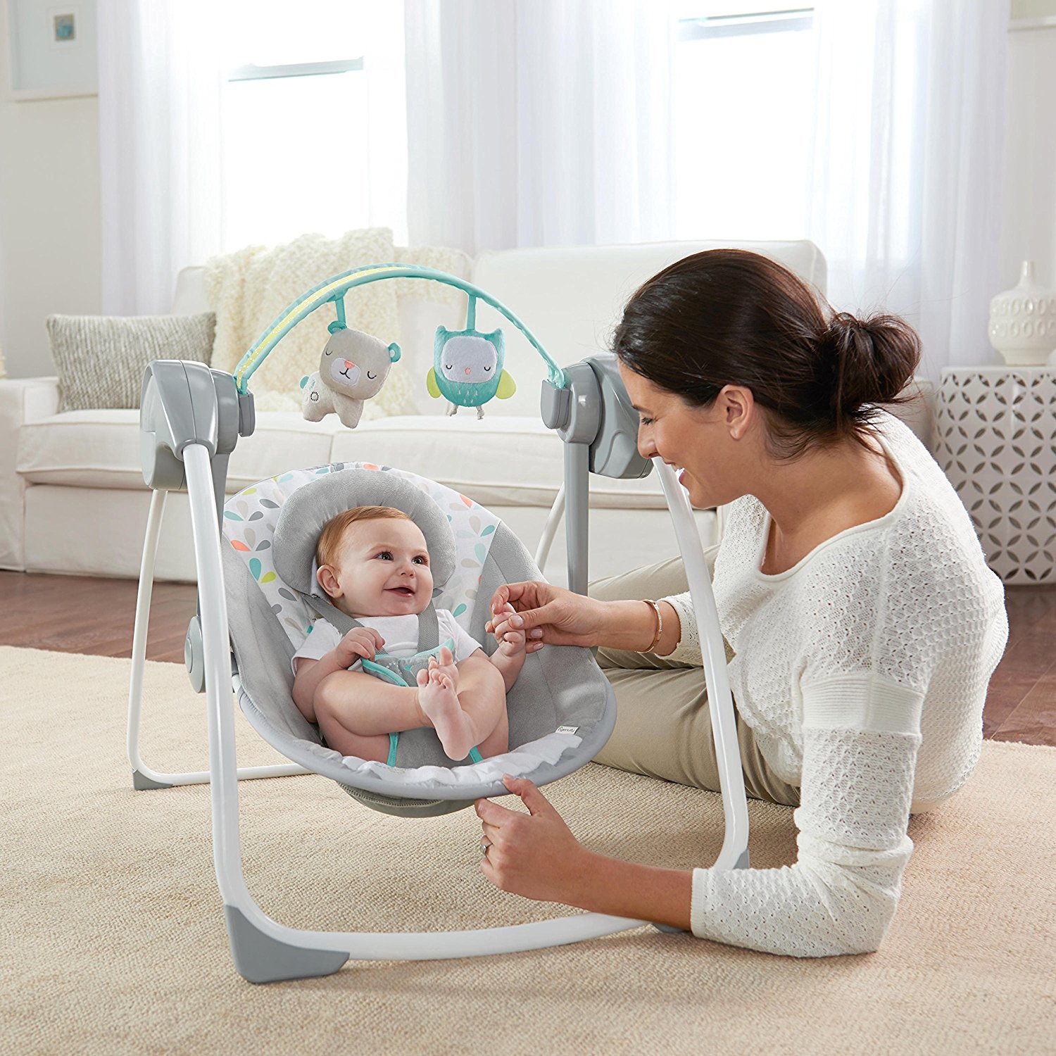 Ingenuity: Comfort 2 Go Portable Swing - Fanciful Forest image