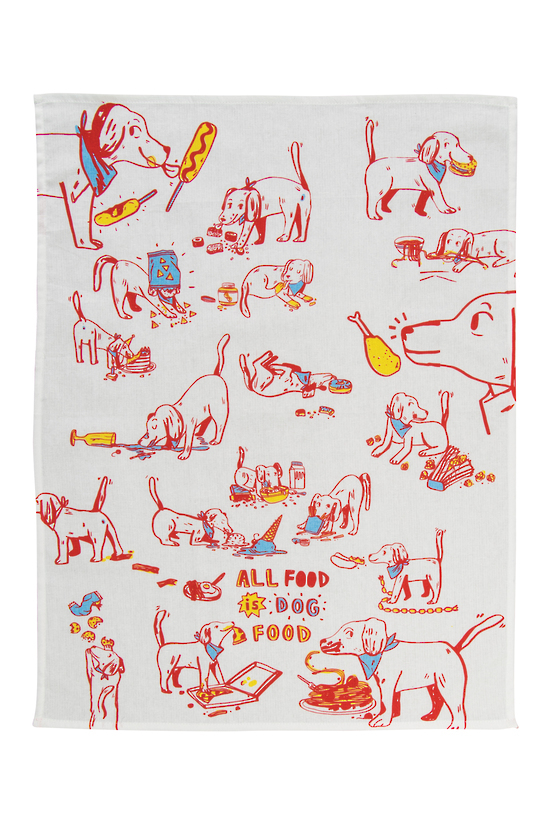 Blue Q Dish Towels All Food Is Dog Food at Mighty Ape NZ