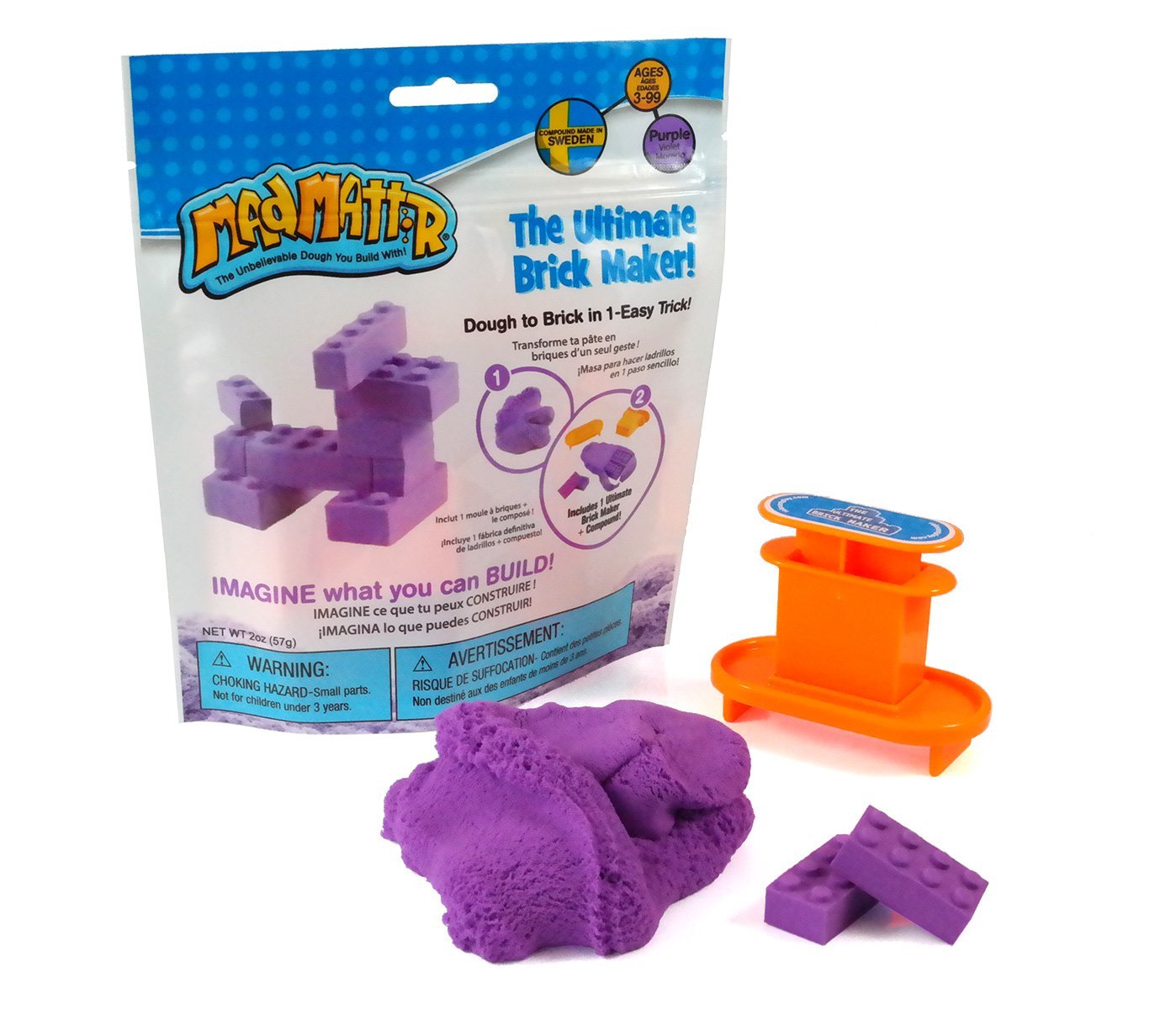 Buy Mad Mattr: The Ultimate Brick Maker - Purple at Mighty Ape NZ