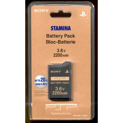 Sony Stamina Battery Pack 2200 MAh for Sony PSP on PSP