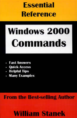Essential Reference Windows 2000 Commands by William R Stanek image