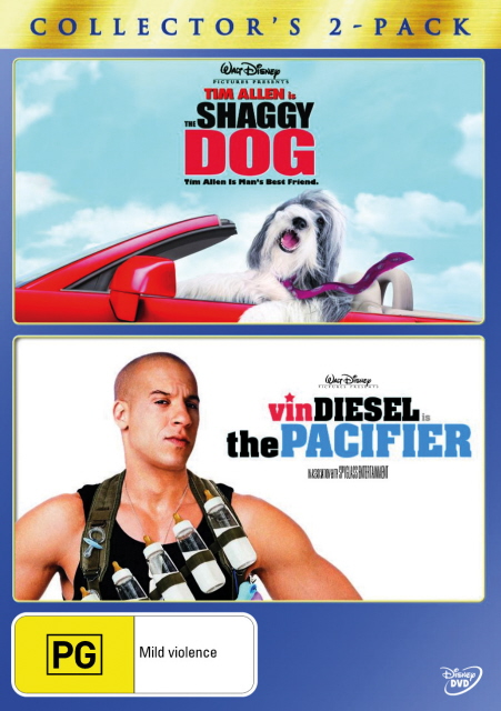 Shaggy Dog, The (2006) / The Pacifier - Collector's 2-Pack (2 Disc Set) on DVD image