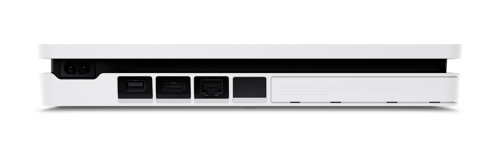 PS4 Slim 500GB Console - White for PS4 image