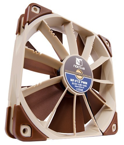 120mm Noctua NF-F12 4-pin PWM, 1500/1200rpm Max, Focused Flow System