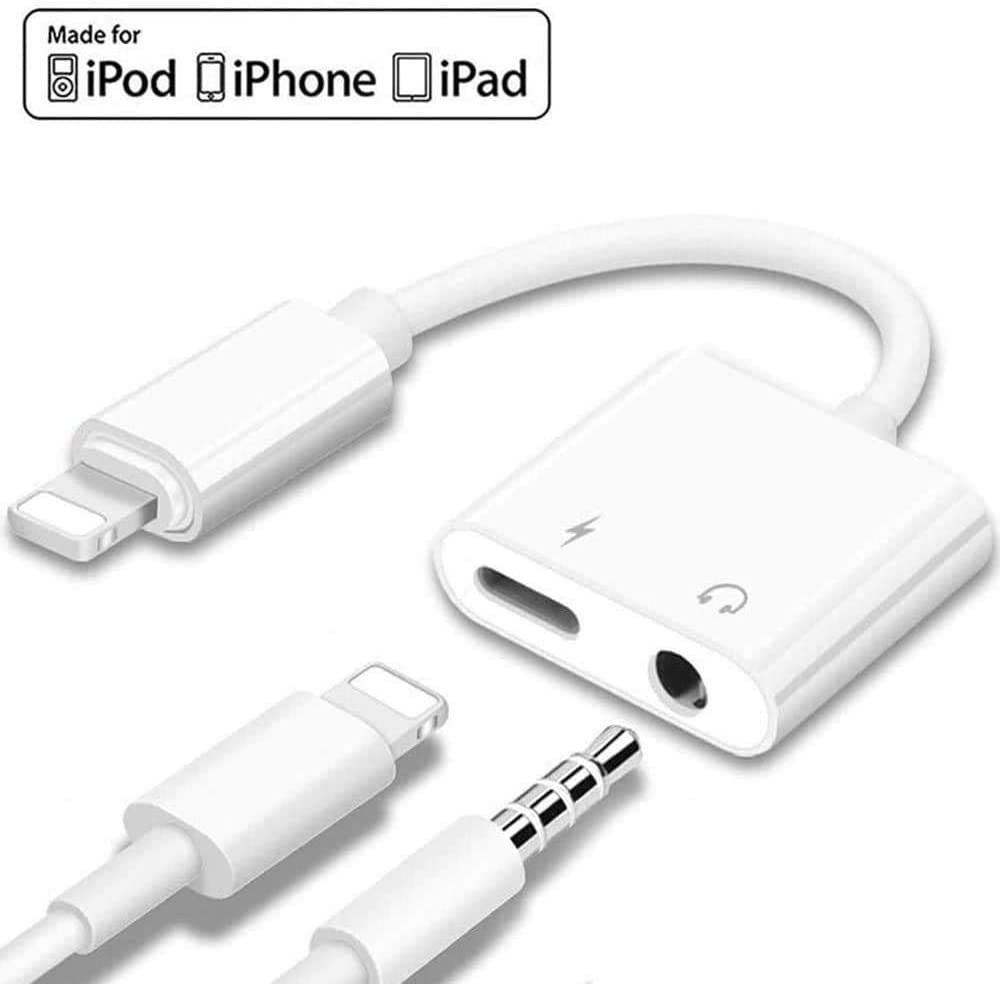 Lightning Headphone - Audio Adapter (White) image