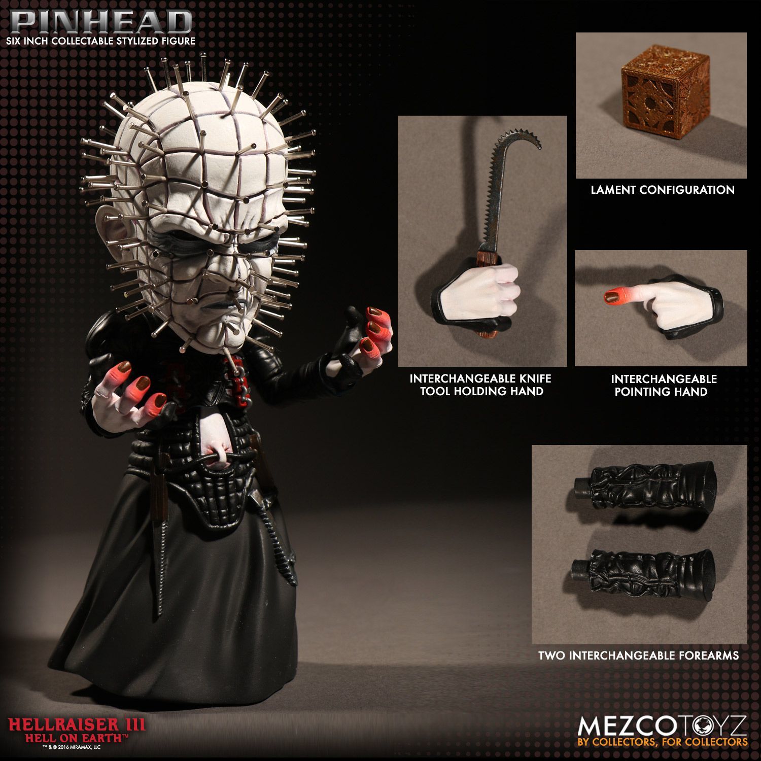 Hellraiser - Pinhead - 6" Deluxe Stylized Figure image