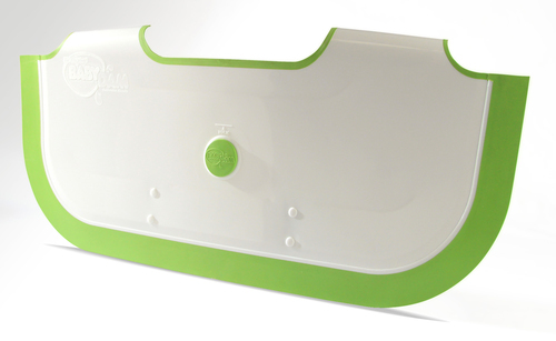 BabyDam Bathwater Barrier Baby Bath Tub - White/Green image