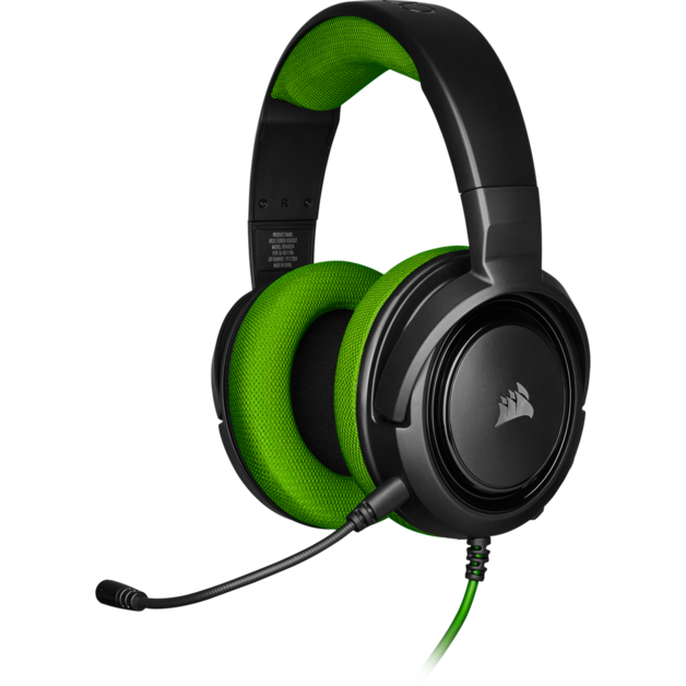 Corsair HS35 Stereo Gaming Headset (Green) for PC