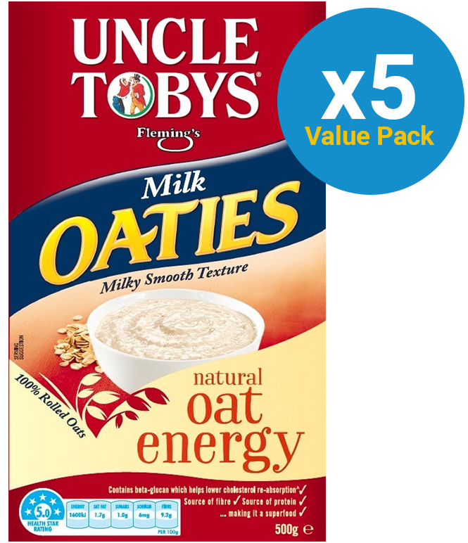 Uncle Tobys Milk Oaties (500g) 9pk image