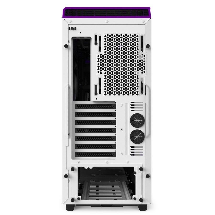 NZXT H440 Mid Tower Case 2015 Edition - White/Purple image