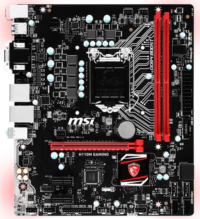 MSI H110M Gaming Motherboard image