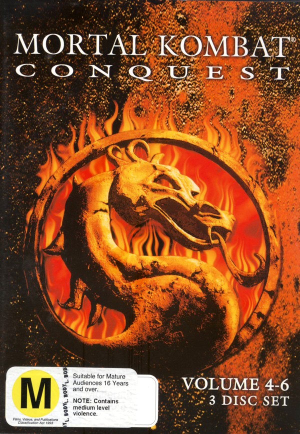 Mortal Kombat: Konquest Vol 4-6 (3 Disc) on DVD image