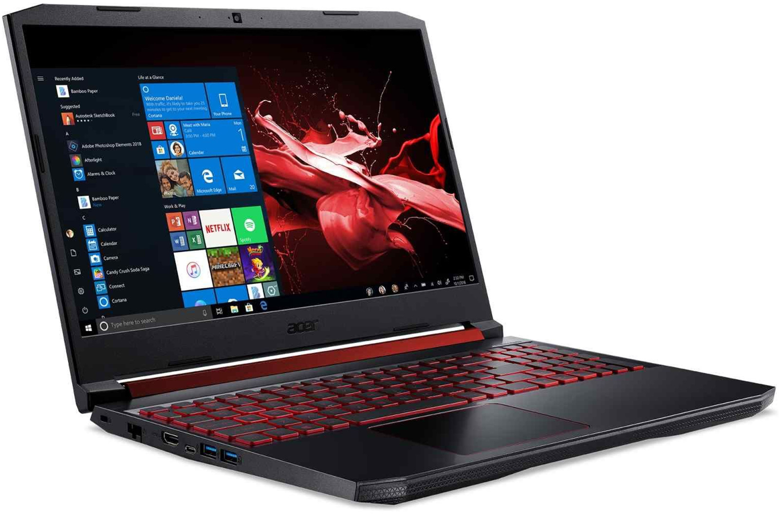 15.6" Acer Nitro 5 i5 8GB 256GB SSD 144Hz Gaming Laptop image