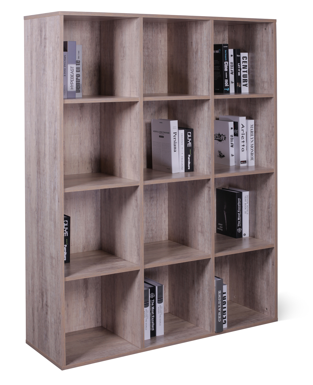 12 Cube Storage Cubby - Wood Grain