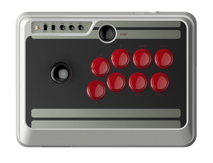 8Bitdo NES30 Arcade Stick (Switch, PC & Retro) for image