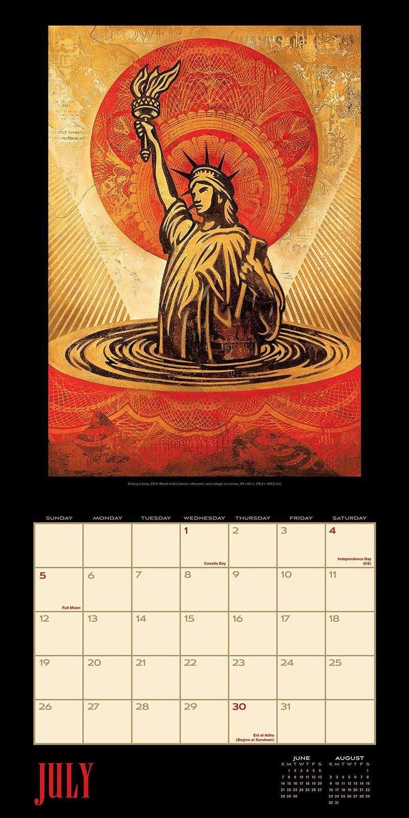 Shepard Fairey 2020 Square Wall Calendar image