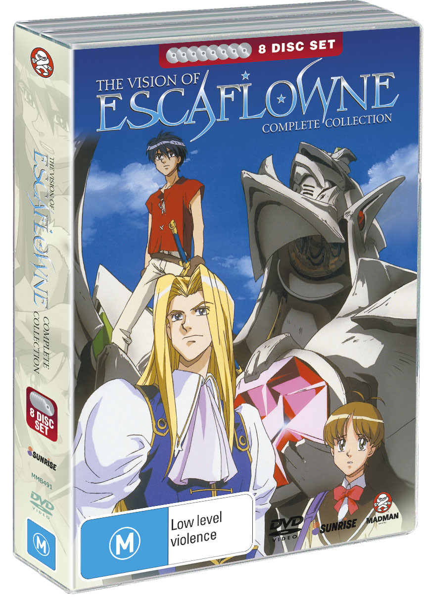 Escaflowne Collection (8 Disc Fatpack) on DVD image