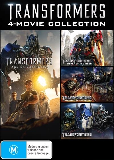 Transformers 1-4 Movie Box Set on DVD image