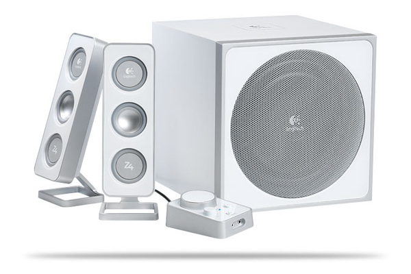 Logitech 2.1 Z4 Speaker System - White image