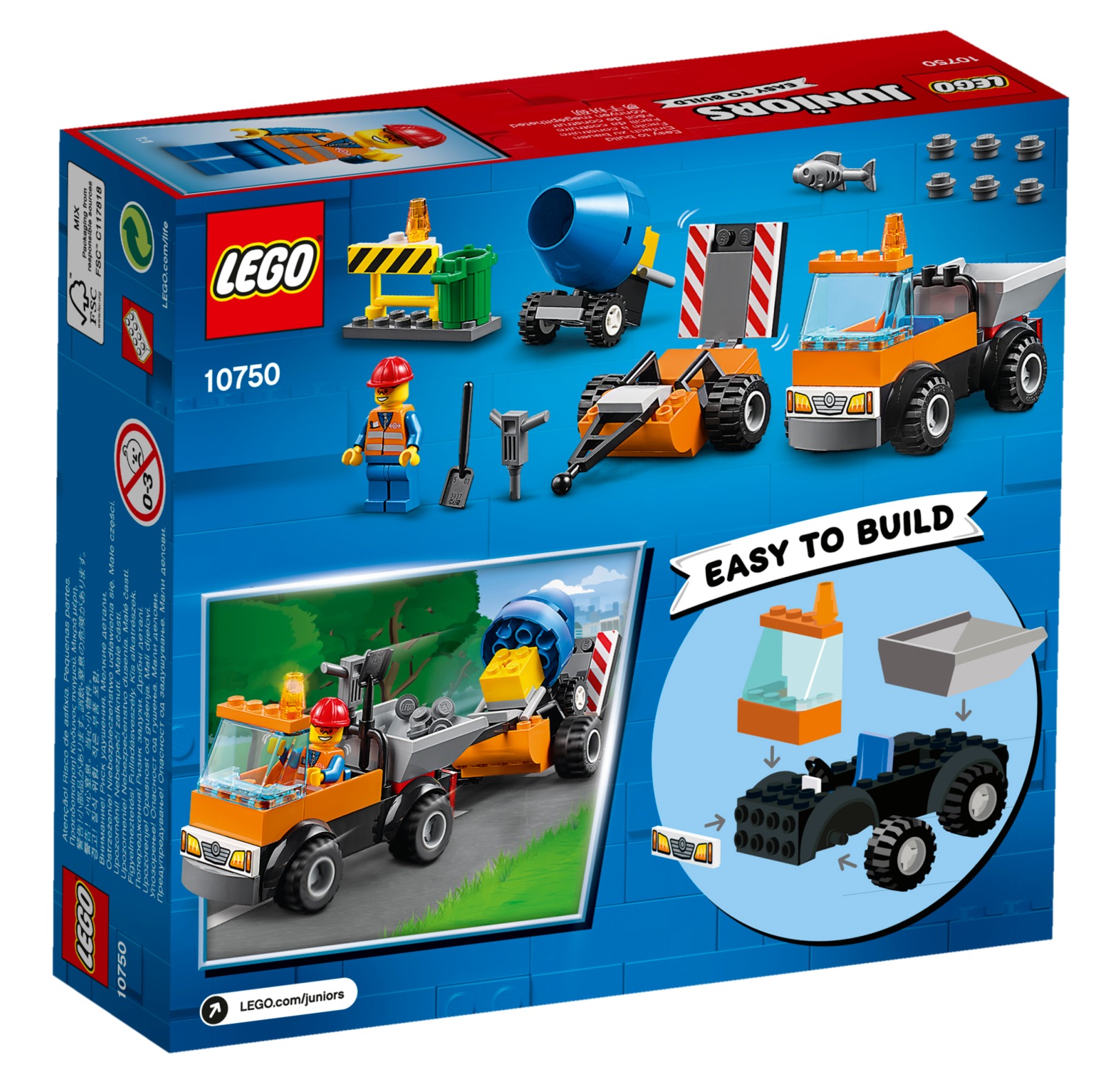 LEGO Juniors: Road Repair Truck (10750) image