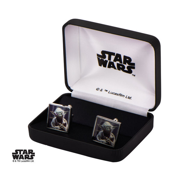 Yoda Square Cufflinks Men's at Mighty Ape NZ