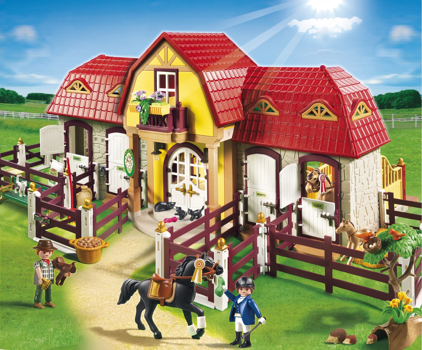 Playmobil Large House Farm with Paddock (5221) Toy at Mighty Ape NZ