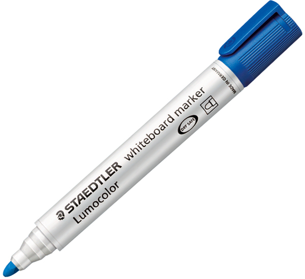 Staedtler 351 Whiteboard Bullet Tip Marker - Blue image