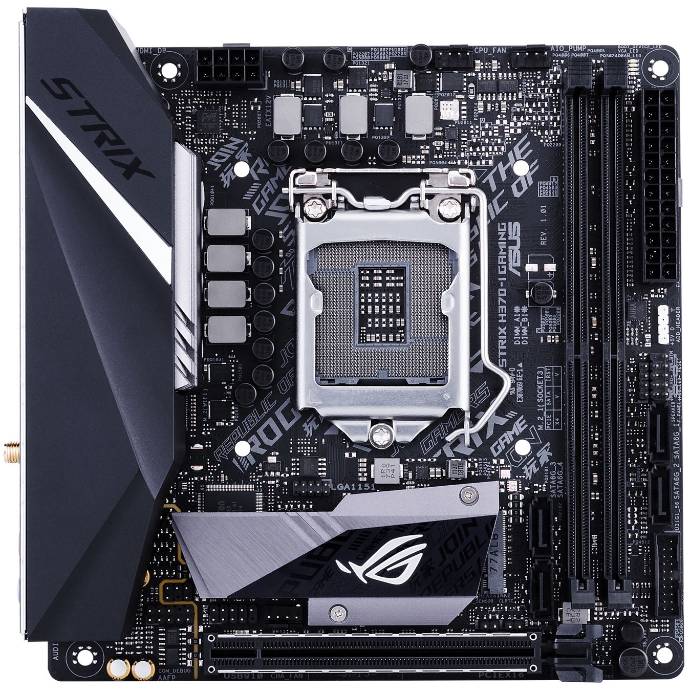 ASUS ROG STRIX H370-I GAMING Motherboard image