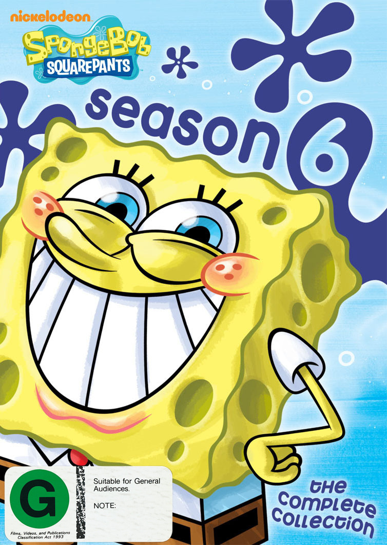 SpongeBob Squarepants: Complete Season 6 (4 Disc Set) on DVD image