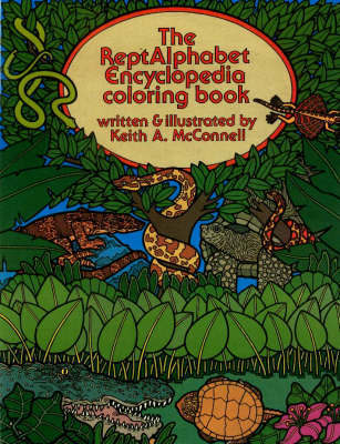 Reptalphabet Encyclopedia Coloring Book by Keith McConnell image