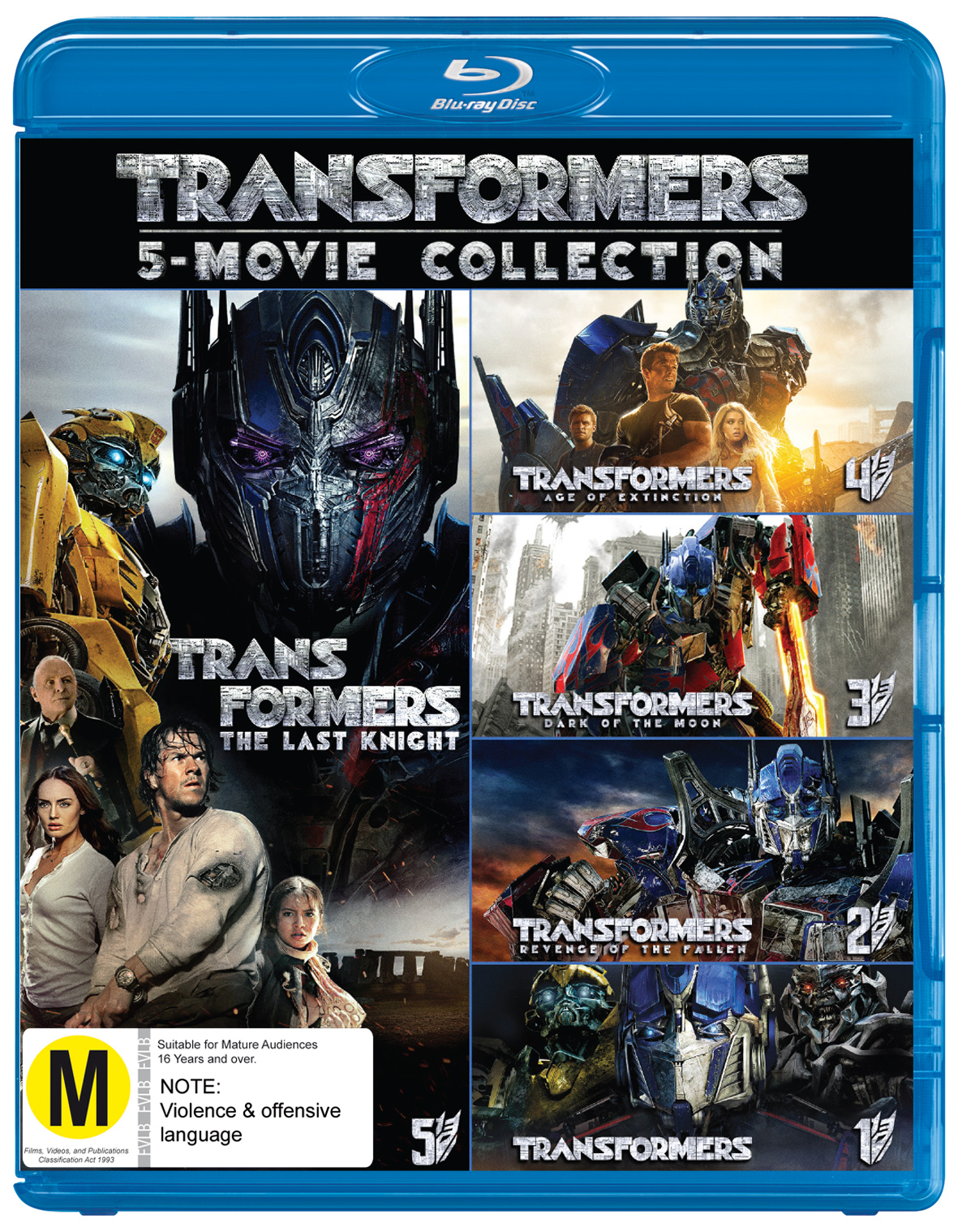 Transformers - 1-5 Boxset on Blu-ray image