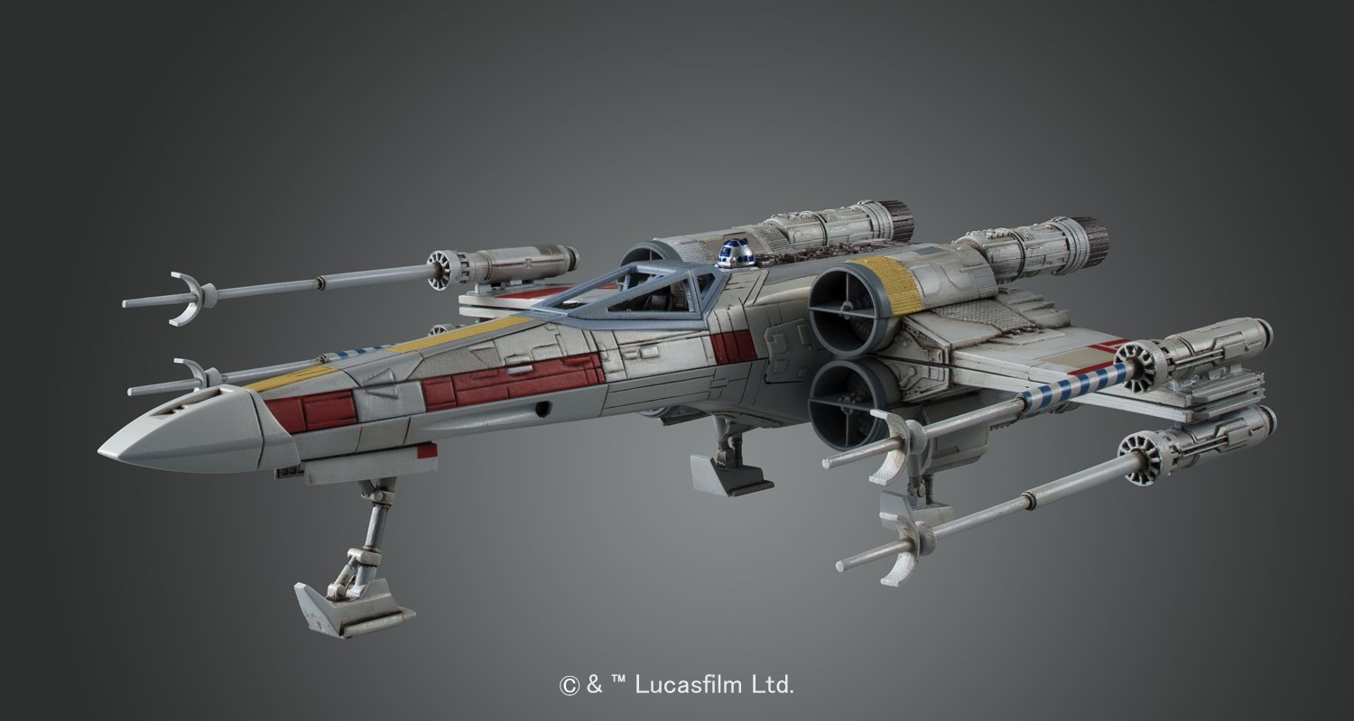 Star Wars 1/72 X Wing Fighter - Scale Model Kit image
