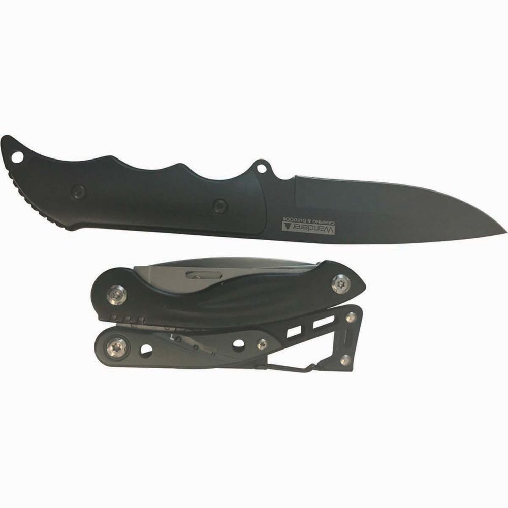 Buy Wanderer 12in1 MultiTool and Knife Pack at Mighty Ape Australia