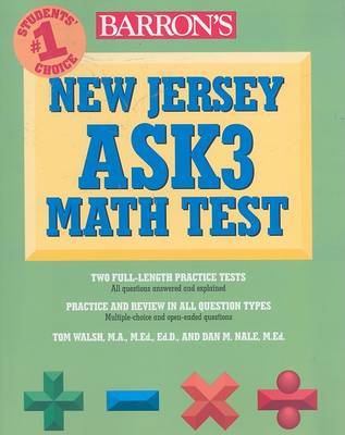 Barron's New Jersey Ask3 Math Test by Dan Nale image