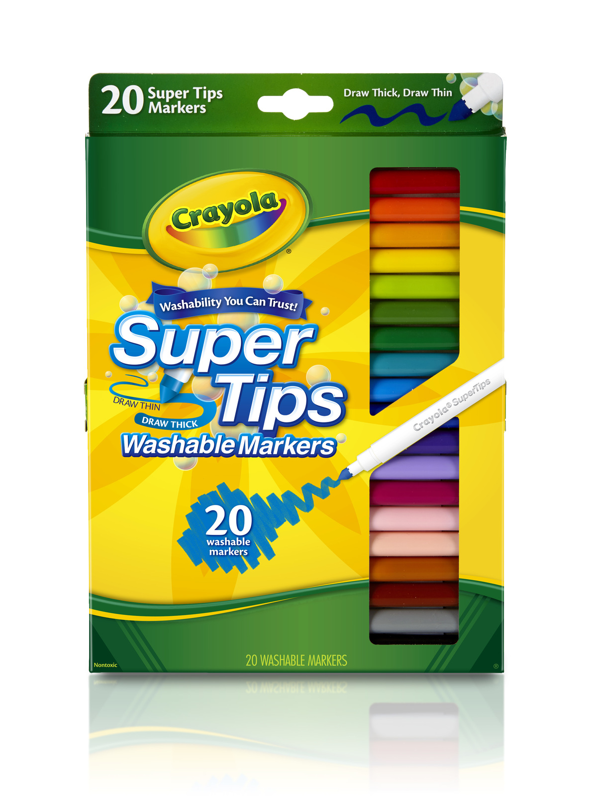 Crayola: 20 Washable Super Tips Markers image