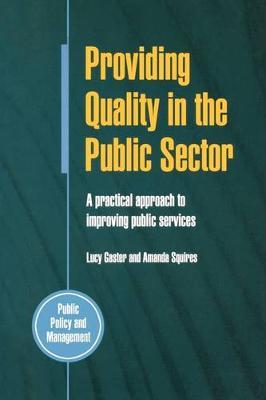 Providing Quality in the Public Sector by Lucy Gaster image