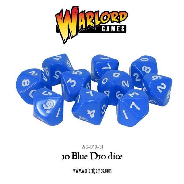 D10 Dice Pack - Blue (10) image