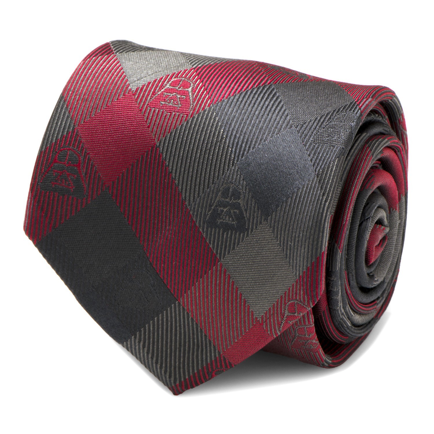 Darth Vader (Red) - Modern Plaid Tie image