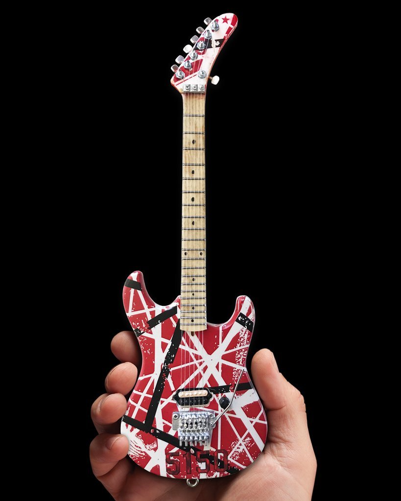 Axe Heaven: Miniature Replica - Eddie Van Halen Guitar (EVH 5150) image
