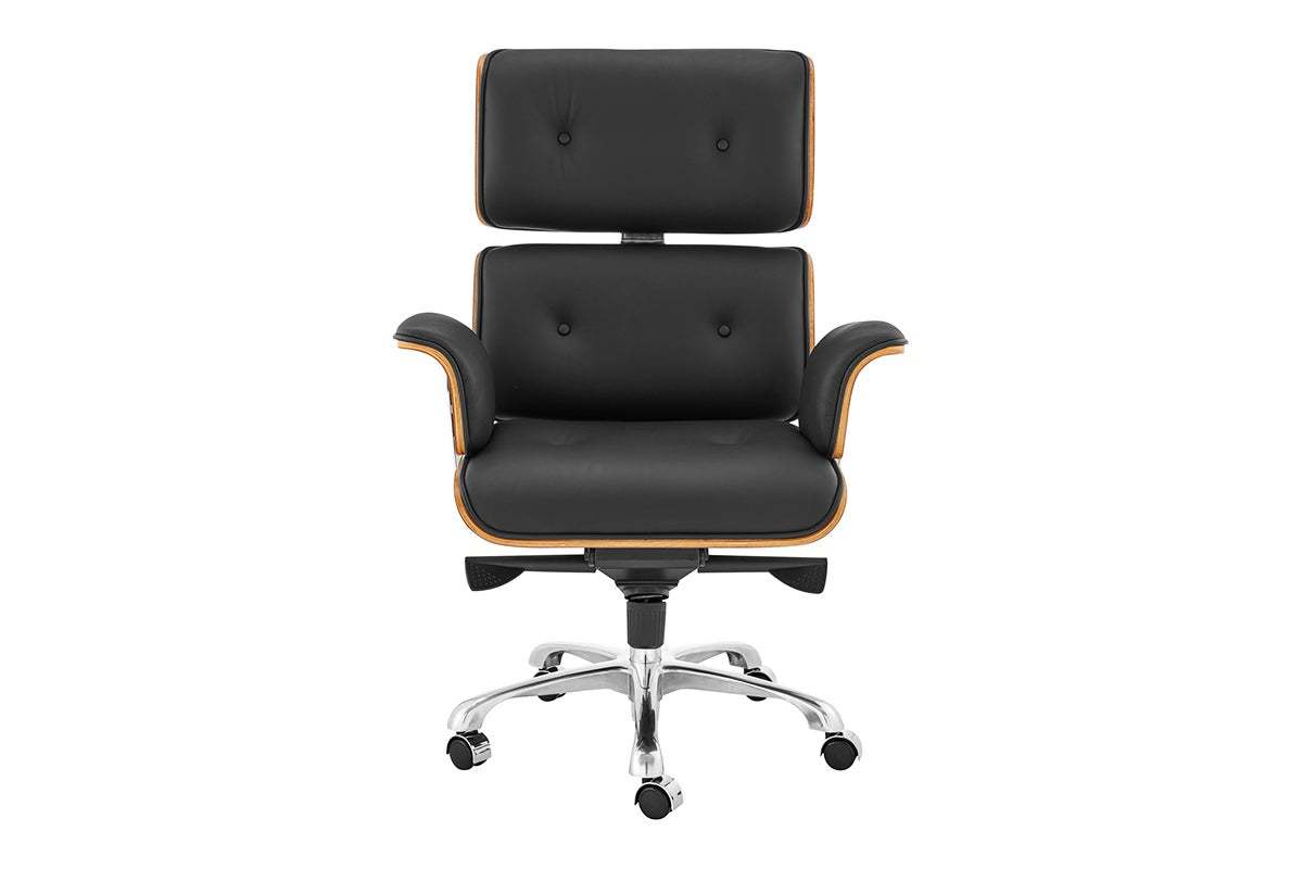 Matt Blatt Eames Executive Office Chair Replica (Walnut, Black)