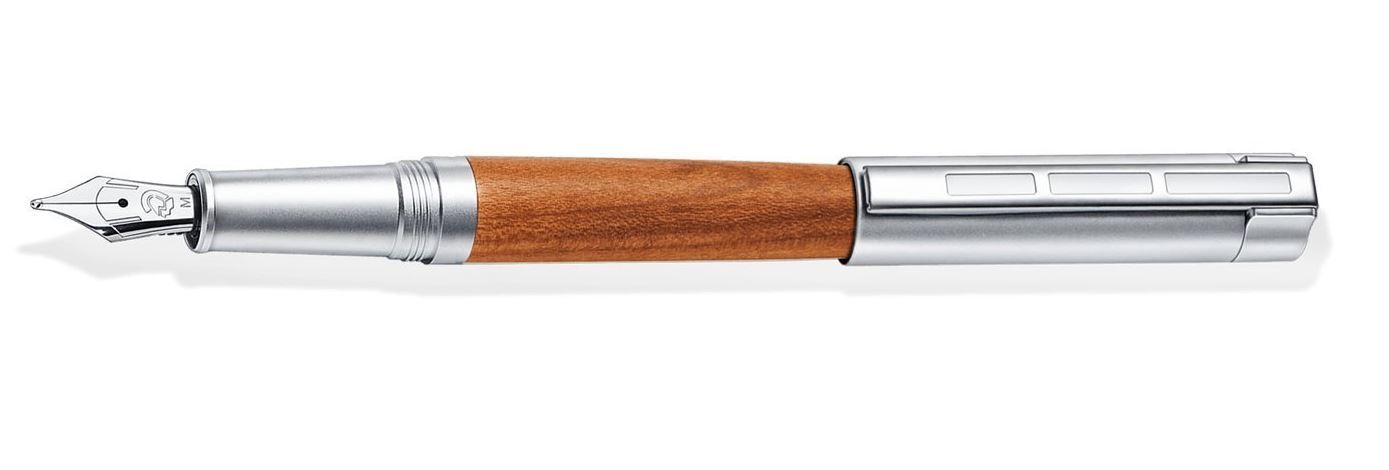 Staedtler Premium: Initium Lignum Fountain Pen - Wood Plum image