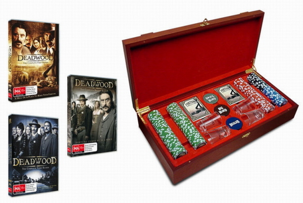 Deadwood - Ultimate Poker Collection: Seasons 1-3 + Poker Set (12 Disc Box Set) on DVD