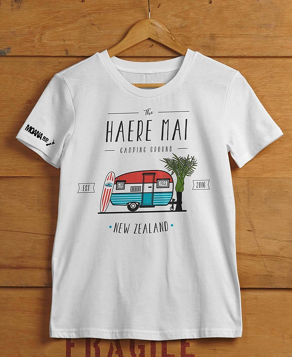 Moana Road: Haere Mai Unisex Tee - Small image