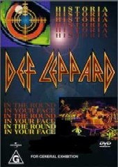 Def Leppard - Historia, In The Round In Your Face on DVD