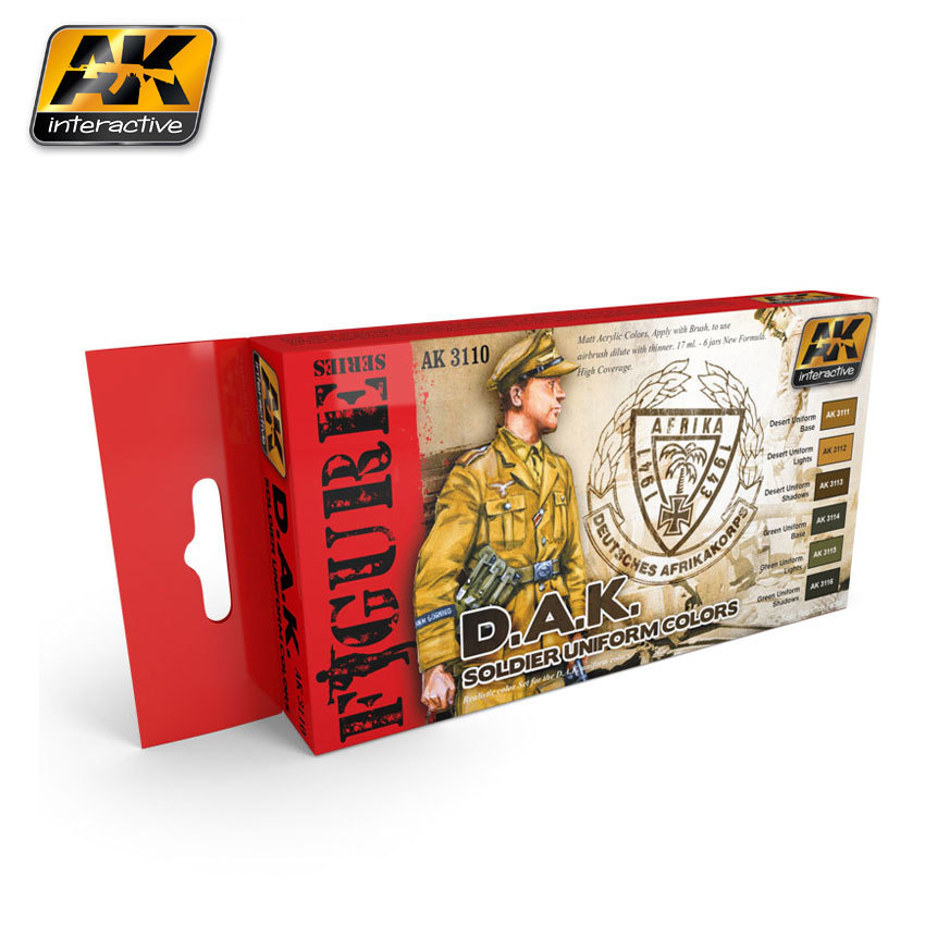 AK D.A.K. Soldier Uniforms Paint Set image