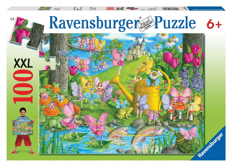 Ravensburger 100 Piece Jigsaw Puzzle Fairy Playland Board Game at